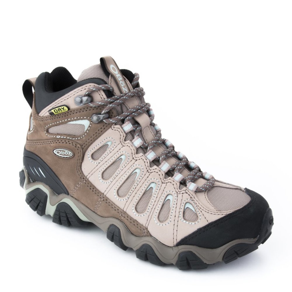 Oboz Women's Waterproof Hiking Boot - Taupe/Chocolate